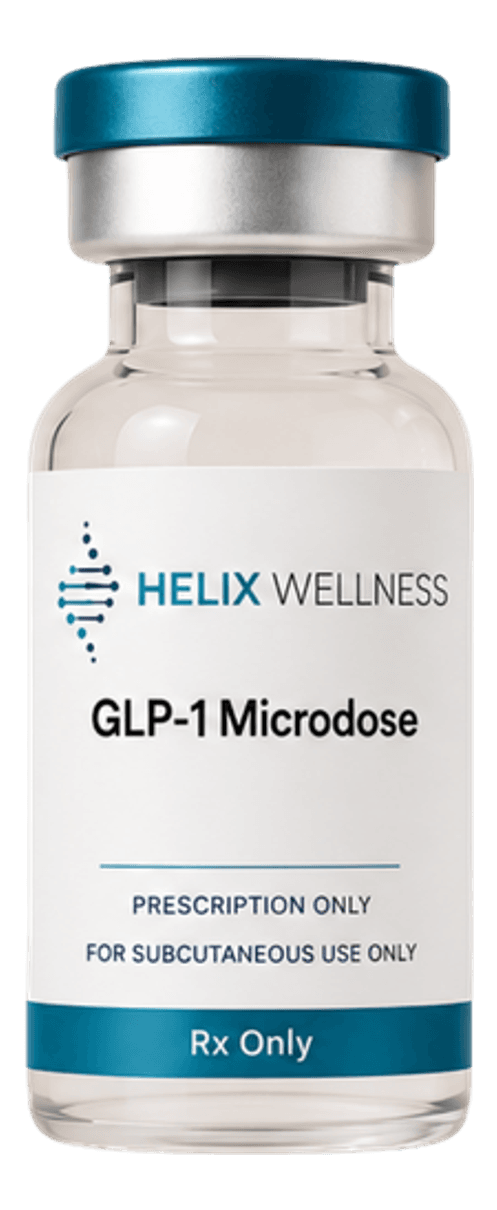 Helix Wellness Rx GLP-1 Microdose protocol — clinical still life